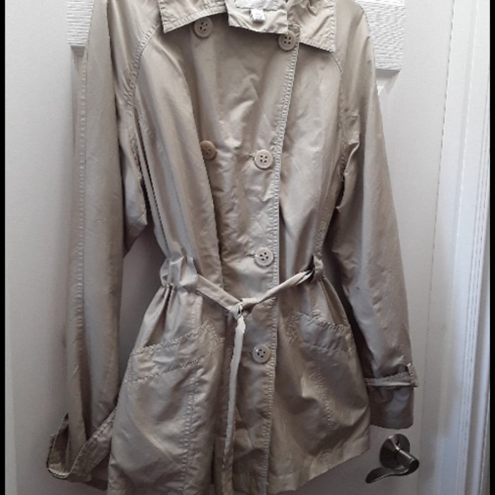 Nylon short rain coat